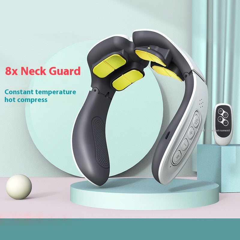 Neck massager with low frequency pulse technology
