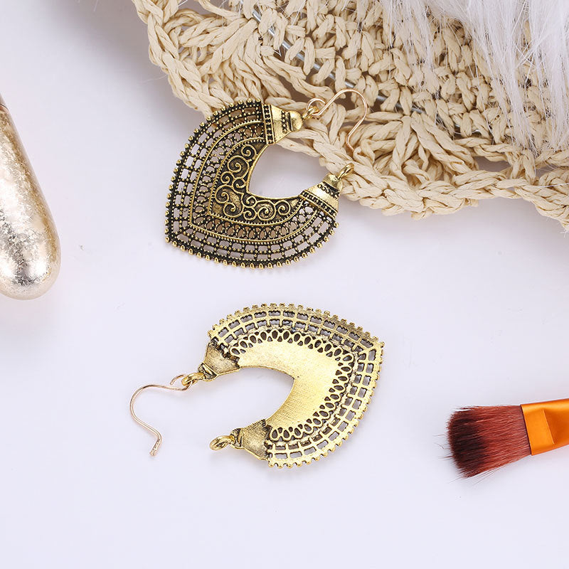 Carved earrings