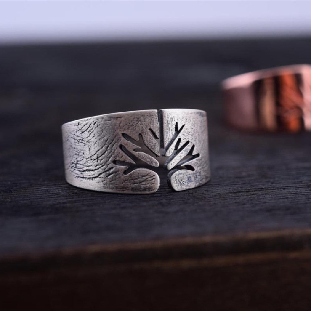 Titanium Steel Lucky Tree Ring