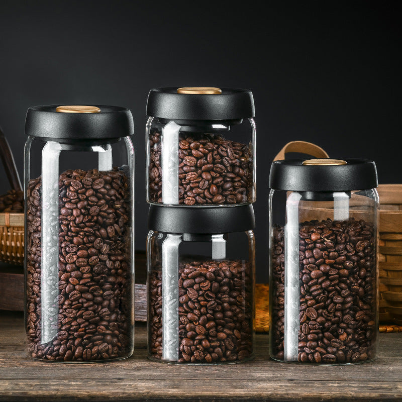 vacuum sealed jars, airtight glass container