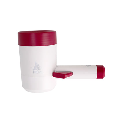 Taza limpiadora de patas de perro, peines de silicona suave, taza limpiadora de pies para mascotas, cepillo de limpieza de patas, cubo de limpieza de pies de gato sucio, lavado rápido