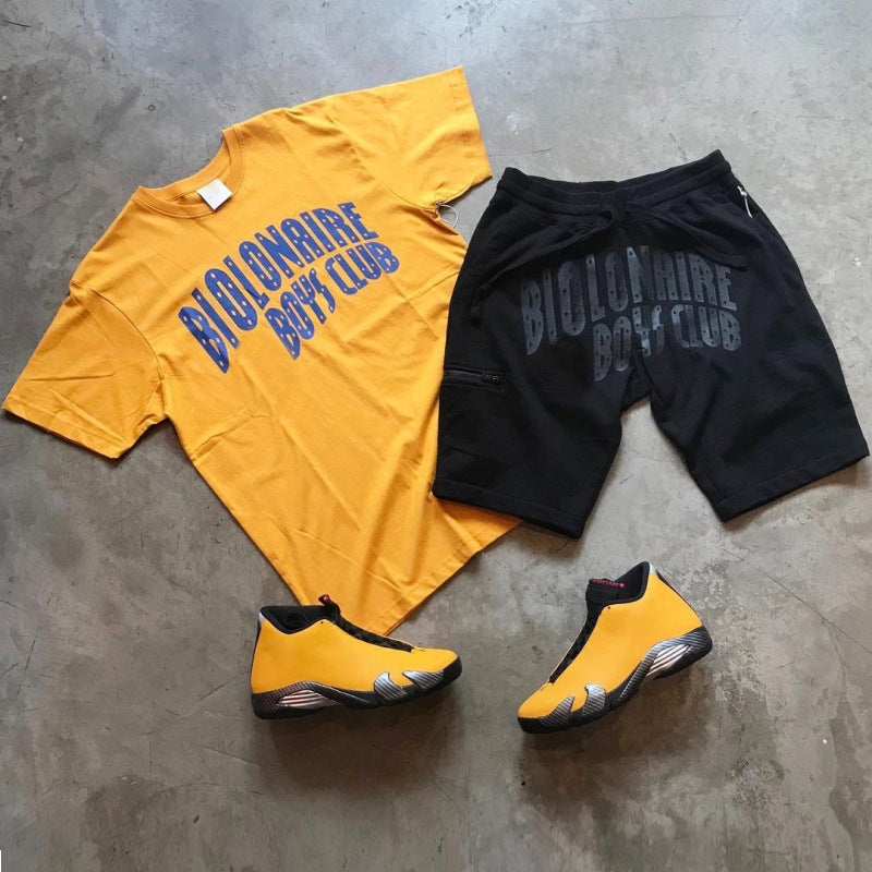 Men's Fashion Casual Shorts Printing Suit