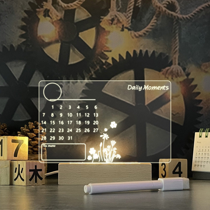 Creative Note Board with Led Night