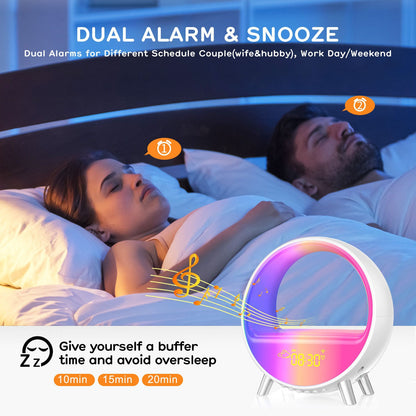 Atmosphere Lamp Bluetooth Speaker Smart Alarm