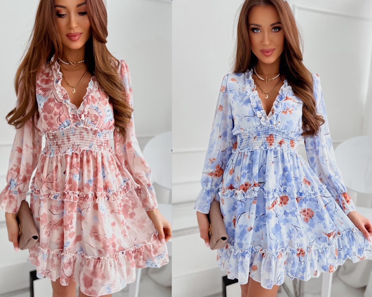 Women's Wear Floral Chiffon Dress
