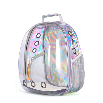 Bolsa para gatos Bolsa espacial para mascotas completamente transparente