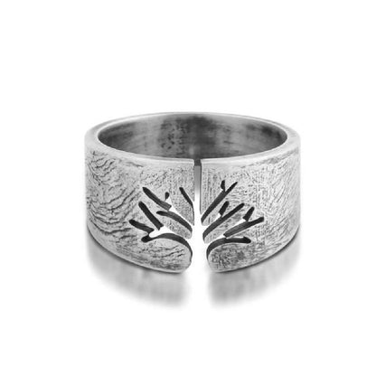 Titanium Steel Lucky Tree Ring