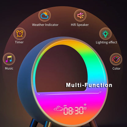 Atmosphere Lamp Bluetooth Speaker Smart Alarm