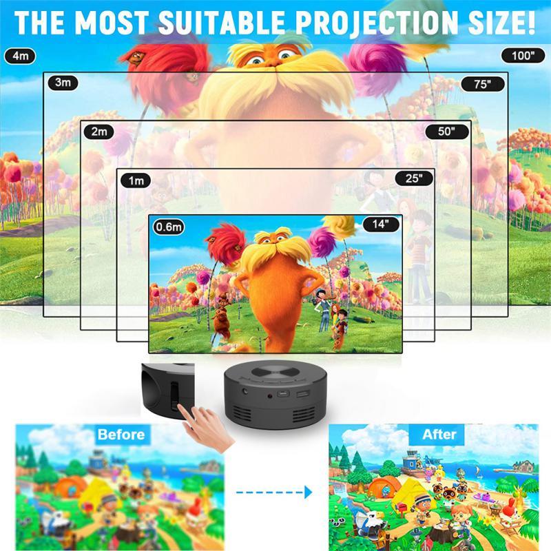 Smart Projector WiFi Portable 1080P