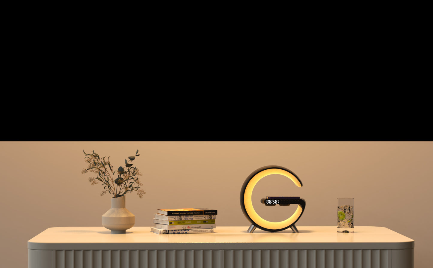 G-shaped smart LED lamp