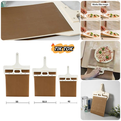 Multifunction Wooden Sliding Pizza Spatula