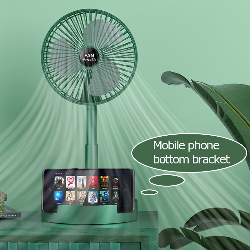 Desktop Home Telescopic Folding USB Charging Fan Portable