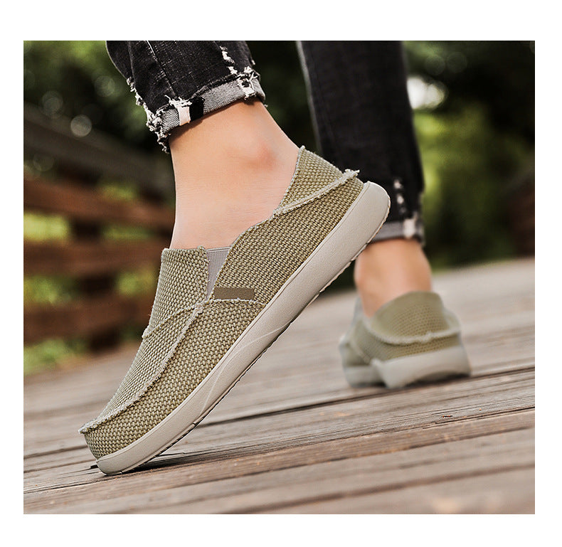 Zapatos ligeros transpirables con correa elástica