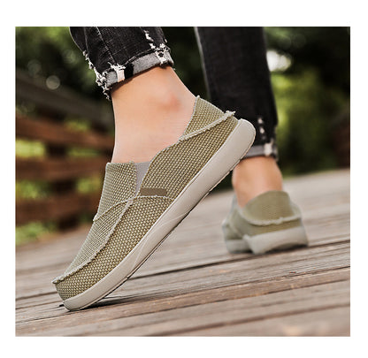 Zapatos ligeros transpirables con correa elástica