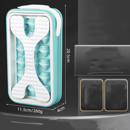 2 in 1 Ice Bottle, Ice Cube Tray with Lid