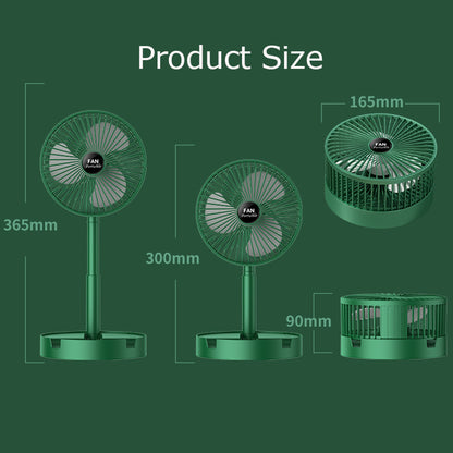 Desktop Home Telescopic Folding USB Charging Fan Portable