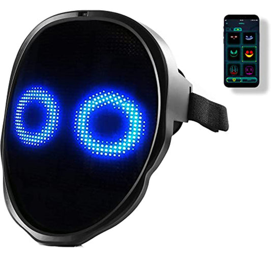 Halloween Full Color LED Luminous Mask Face Changing Mask Party Bar Props