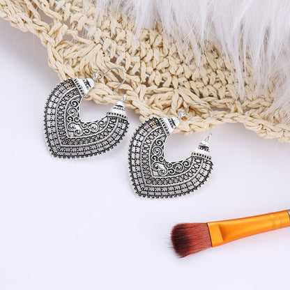 Carved earrings