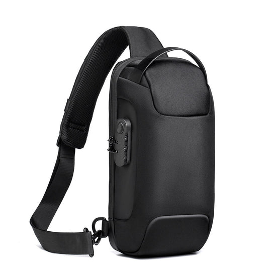 Waterproof USB Anti-theft Bag Oxford Crossbody Shoulder Bag