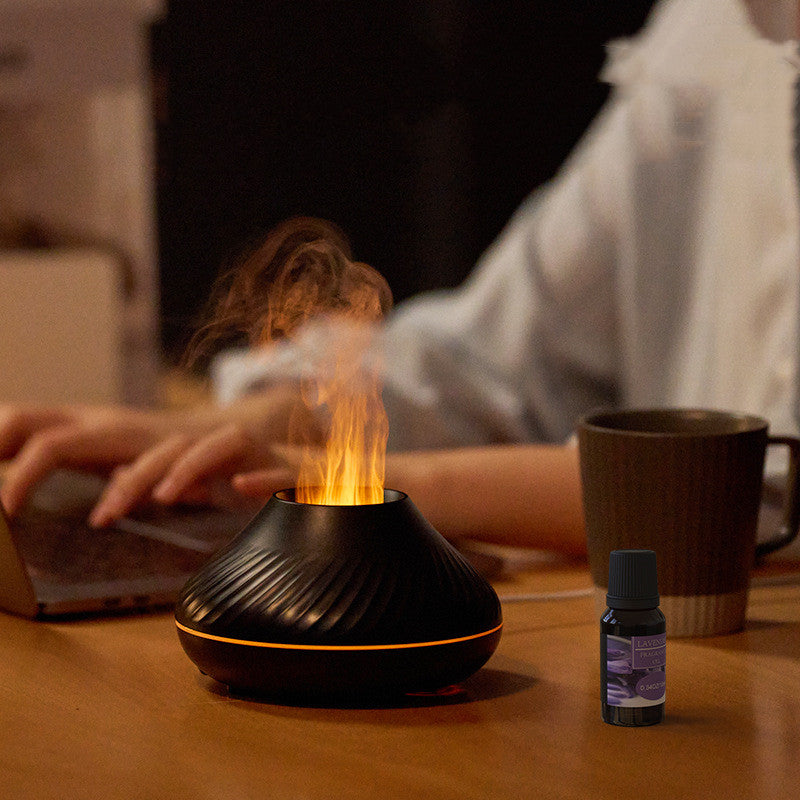 Volcanic Flame Aroma Diffuser Essential Oil Lamp 130ml