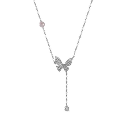 Butterfly Clavicle Chain Women's High-end