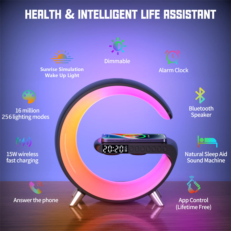 G-shaped smart LED lamp