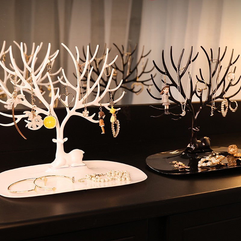 deer jewelry display stand