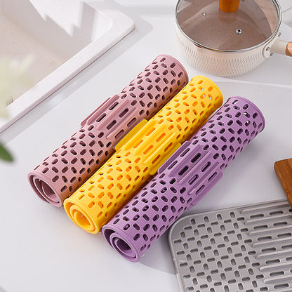 Kitchen Silicone Drain Mat Sink Protection Against Scratching