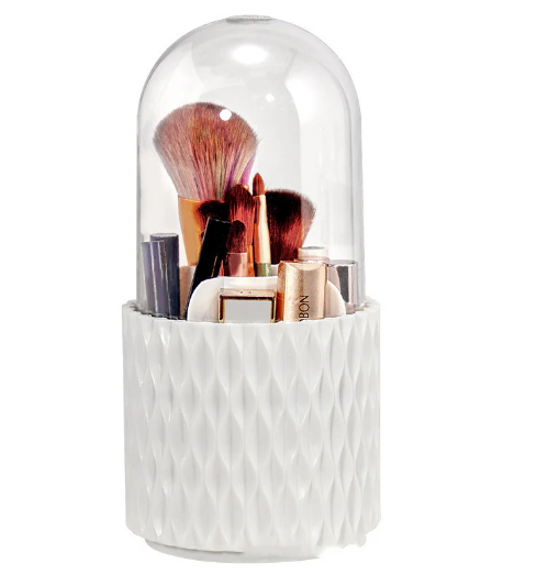 360 Rotating Large Capacity Transparent Makeup Organizer