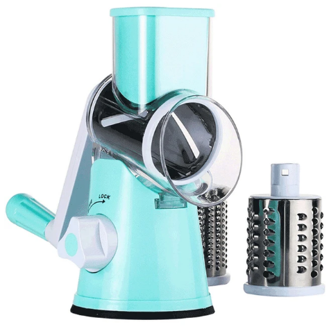 Manual Kitchen Accessories Multifunctional Round Mandoline Potato Slicer Vegetable Cutter Slicer Cheese Kitchen Gadgets