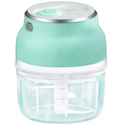 Portable Electric Mini Garlic Cutter Masher Vegetable Fruit Meat Food Chopper Grinder