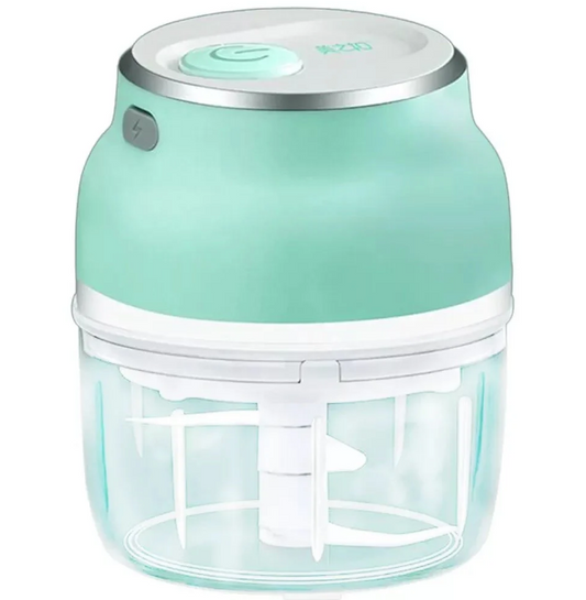 Portable Electric Mini Garlic Cutter Masher Vegetable Fruit Meat Food Chopper Grinder