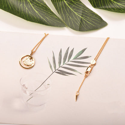 Stylish Moon And The Stars Clavicle Chain