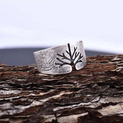 Titanium Steel Lucky Tree Ring