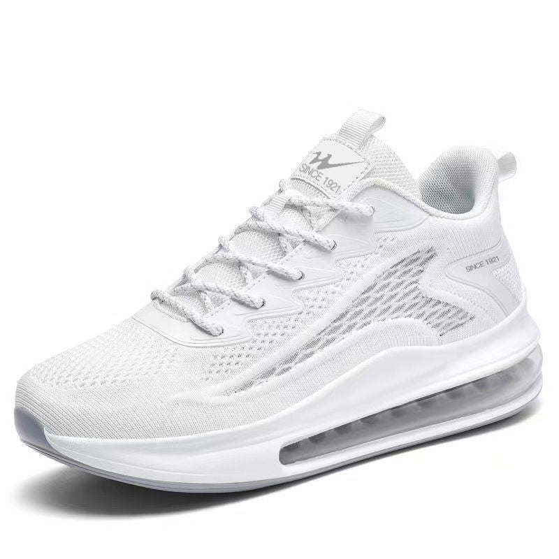 Zapatos de malla sin cordones con cojín de aire, zapatillas deportivas para hombre, zapatos casuales de moda que aumentan la altura