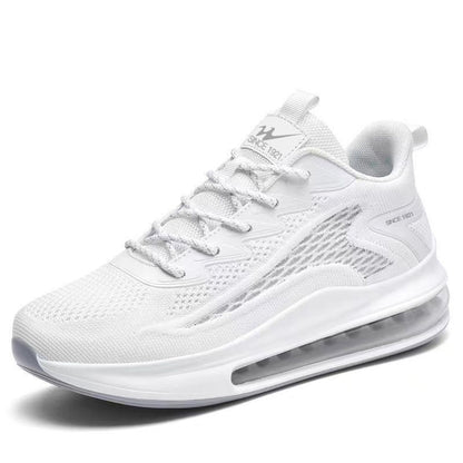 Zapatos de malla sin cordones con cojín de aire, zapatillas deportivas para hombre, zapatos casuales de moda que aumentan la altura