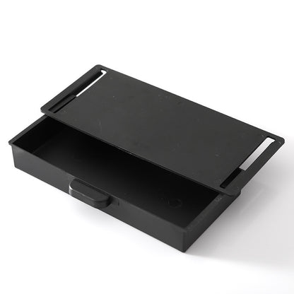 Concealed storage drawer without drilling
