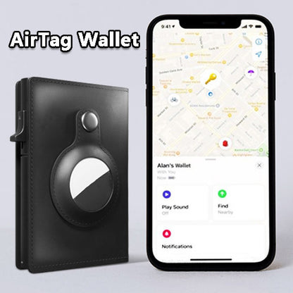 Anti-theft AirTag Wallet, Multifunctional AirTag Wallet
