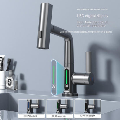 Intelligent Digital Display Faucet Pull-out
