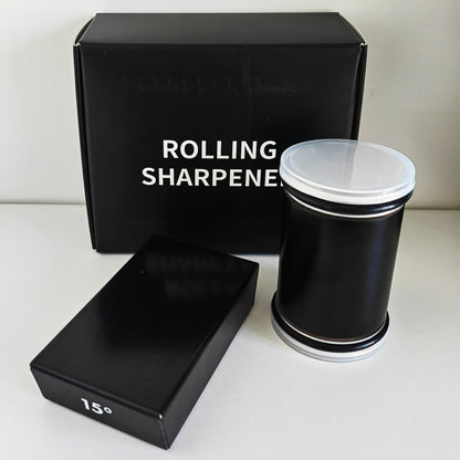 Multi-Angle Knife Sharpening Tool Kit with Rotating Cylinder