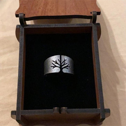 Titanium Steel Lucky Tree Ring