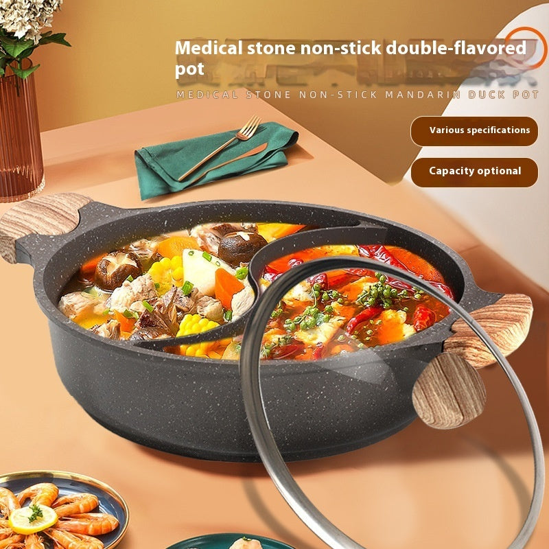 Non-stick frying pan with glass lid