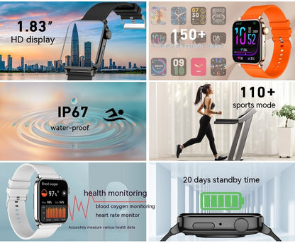 Smart Watch Real-time Sleep Blood Pressure Blood Oxygen Exercise Monitoring Watch