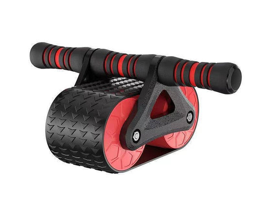 Double Wheel Abdominal Exerciser Women Men Automatic Rebound Ab Wheel Roller Waist Trainer Gym Sports Home Exercise Devices