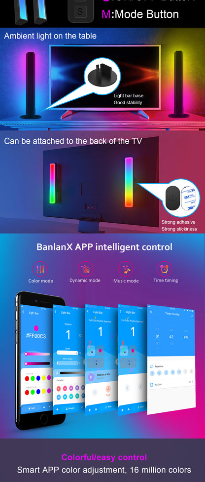 Desktop Atmosphere Light Computer Bluetooth Sound Pickup Light