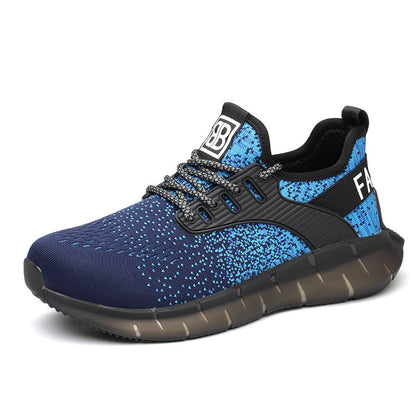 Zapatos antiolor transpirables con punta de acero informal a la moda para hombre