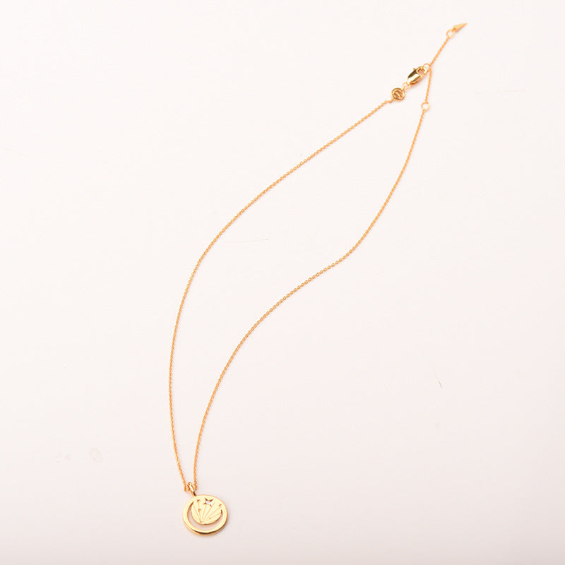 Stylish Moon And The Stars Clavicle Chain