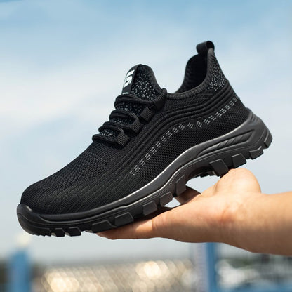 Flying Weaving Summer Labor Protection Shoes For Men Breathable
