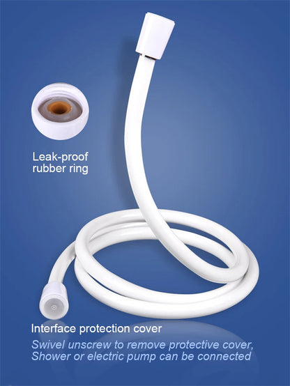 portable waterproof electric shower, rechargeable battery