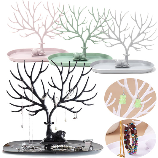 deer jewelry display stand